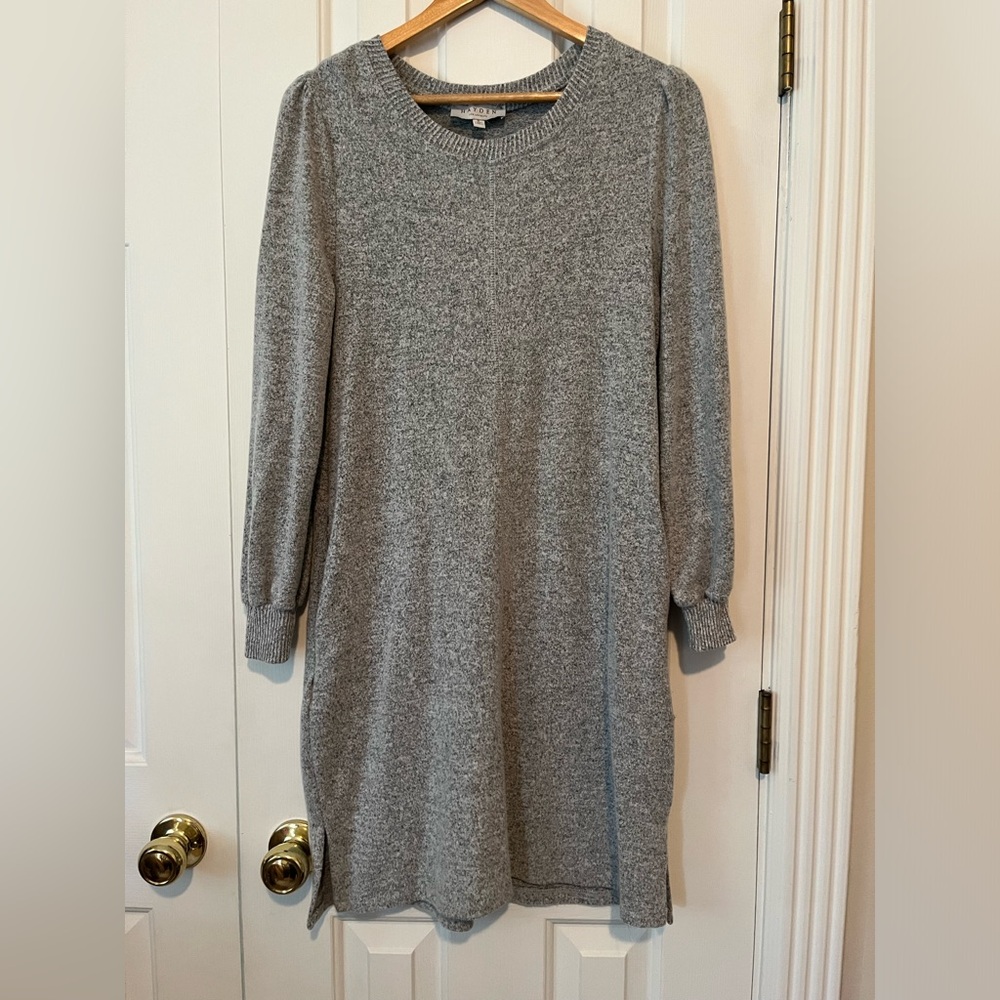 Gray Sweater Dress with Pockets Size Small